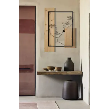 Płyta ścienna FACES Ferro i Wood 63x2x90 cm